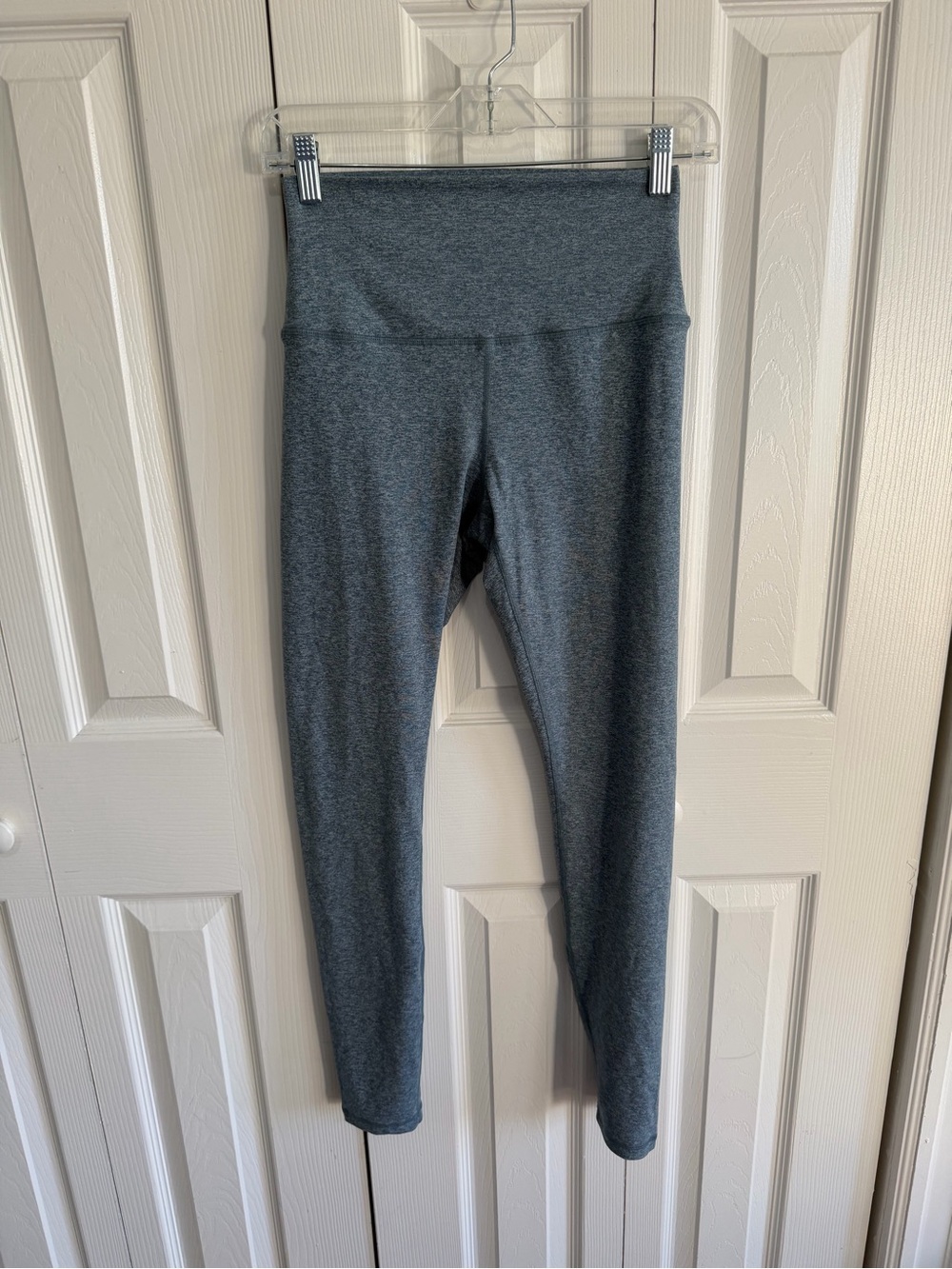 Quince Heathered Leggings Blue Size Small